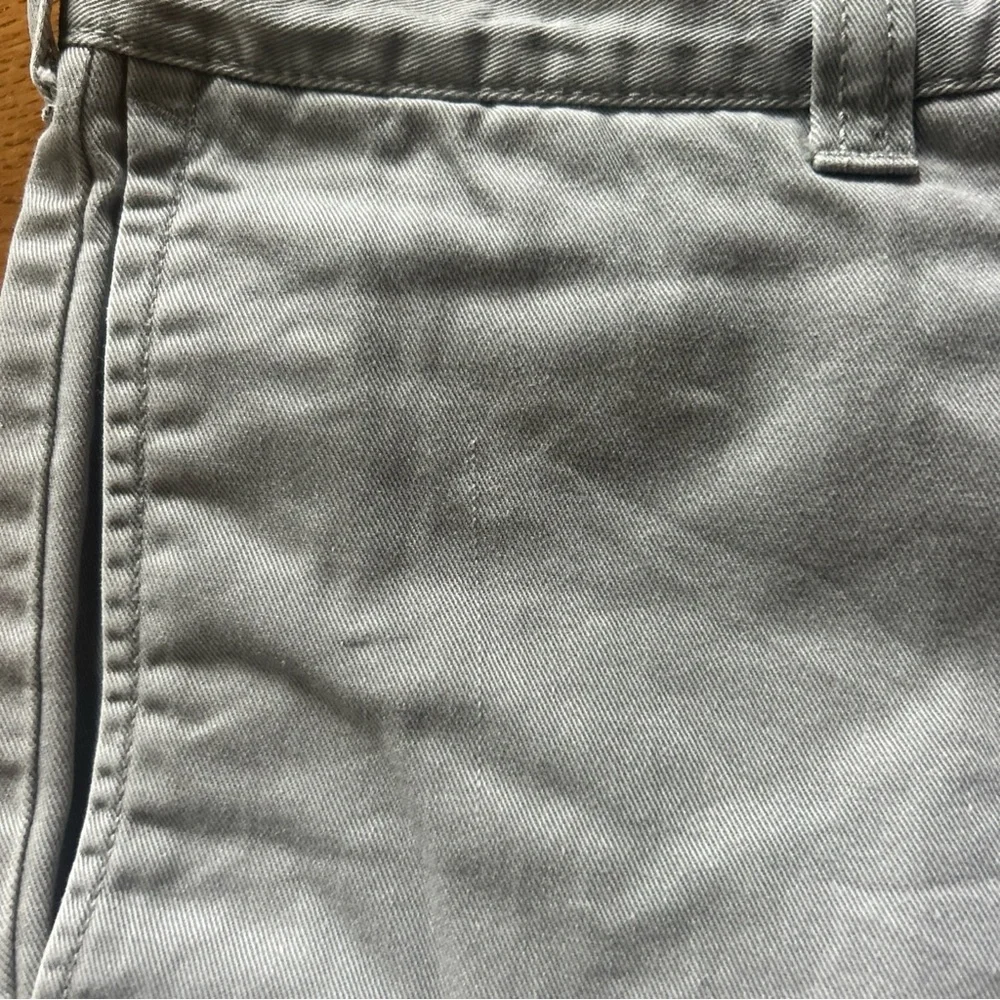 J.Crew Gramercy Shorts 33 Chino Pockets Gray Stone Poplin Cotton Twill 9